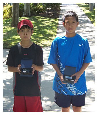 Woodbridge Tennis Club Junior Open Boys 12's Eric Nguyen JaeHwan Min